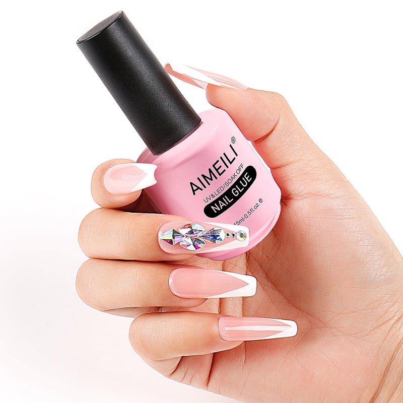 AIMEILI Hema Free 2 in 1 Nail Glue and Base