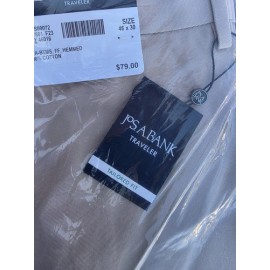 JoS. A. Bank Men Size 46 x 30 Traveler Twill Tailored Fit Khaki Pants NWT