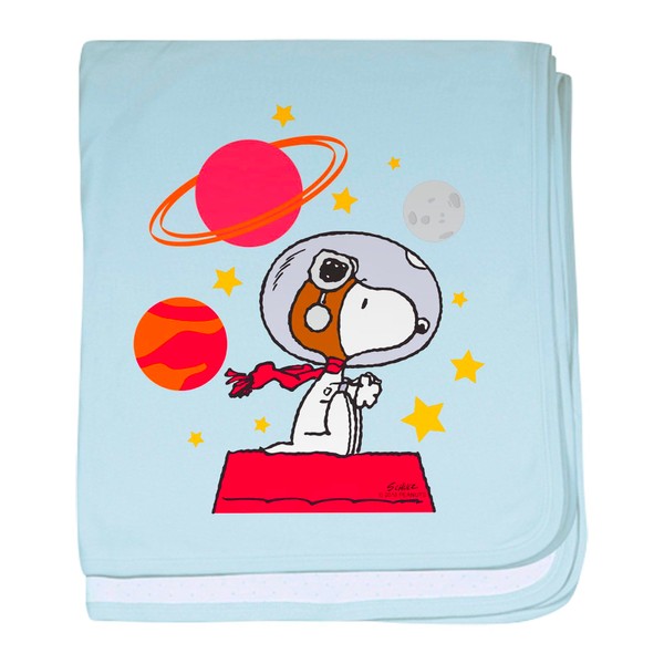 CafePress Space Snoopy Baby Blanket, Super Soft Newborn Swaddle