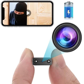 Smallest Wireless WiFi Battery Camera,HD1080P Security Camera,Baby Monitor with Video Recording Live Feed Night Vision,Motion Detection,Cloud Storage,Remote Viewing for Security with iOS Android APP