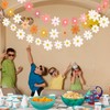 4 Daisy Pull Flags, Banner Decoration, Flower Pull Flag Decoration,