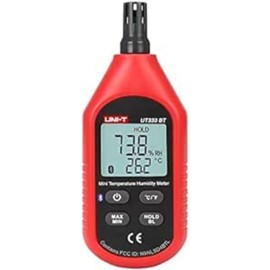 UNI-T UT33BT Mini Meter Temperature and Humidity with Bluetooth, -10°C-60°C/14F-140°F, 0%RH-100%RH