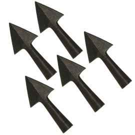 Armory Replicas Anglo-Saxon Iron Warfare Arrowhead Set, 5 Piece Cast Iron Bodkin Arrowheads, for Home Decor and Historical Collection