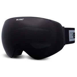 Bloc Evolution Ski Goggles EO2 Matt Black with Dark Grey Lens