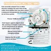 T104M Pool Pump Timer, 208-277V 40A DPST Switch, 24-Hour Mechanical