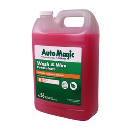 Auto Magic Wash & Wax - Car Wash Soap for Acrylic, Vinyl, Lacquer, Enamel and More - 128 Fl Oz