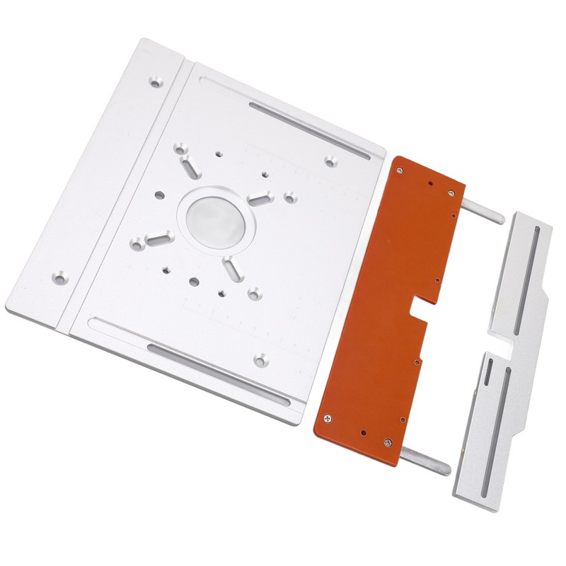 Router Table Insert Plate Aluminum Alloy Wood Milling Flip Board