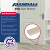 Beige Vinyl Door Bottom for 1 3/4" - 2" Thick