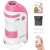 Pocket Microscope for Kids Portable Miniscope: 60-135X Mini Microscope with