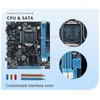 H81G Gaming Motherboard Dual Channel DDR3 Gigabit Network Card PC