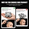 Pro 4 Shaver Replacement Heads for Skulls Pitbulls Series,Gold PRO/Silver