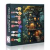 Jigsaw Puzzles for Adults 1000 - Enchanted Fantasy Tree House Art, 27.5x19.7 Inch Difficult Magical Gift for Family Men Women
