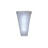 It's Exciting Lighting IEL-4400 Frosted Marble Glass Conical Sconce, Battery