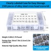 1500 Pcs Hex Socket Screws, Nuts and Washers Assortment Kit,