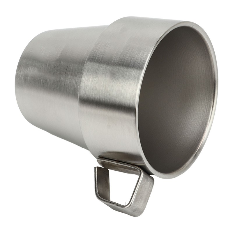 4PCS Camping Double Layer Cups Stainless Steel Food Grade Plastic