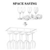 FOMANSH Wine Glass Rack - Under Cabinet Stemware Wine Glass