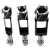 3Pcs Set Wood Tenon Dowel Plug Cutter Tenon Cutter Plug