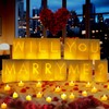 ARIKJ Will You Marry Me Light Up Letters Luminary Bags,