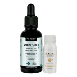 Azelaico 10% Suero Acuoso Aclarante Anti-acné Matificante Todo tipo de piel Nuestra Tierra Cosmética