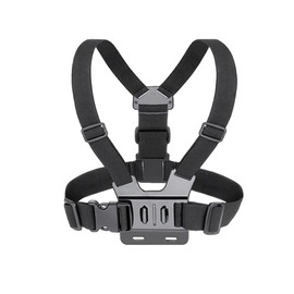 REFLEX CAMERA Chest Harness Strap for GoPro Hero 13-3 DJI Osmo Insta360 – Adjustable Action Camera Mount for Sports Cycling Hiking Climbing Hands-Free POV Filming – Black
