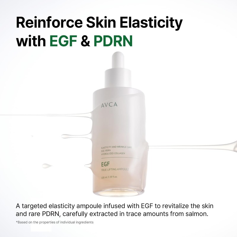 AVCA EGF Firming Serum with Peptides for Smooth and Supple
