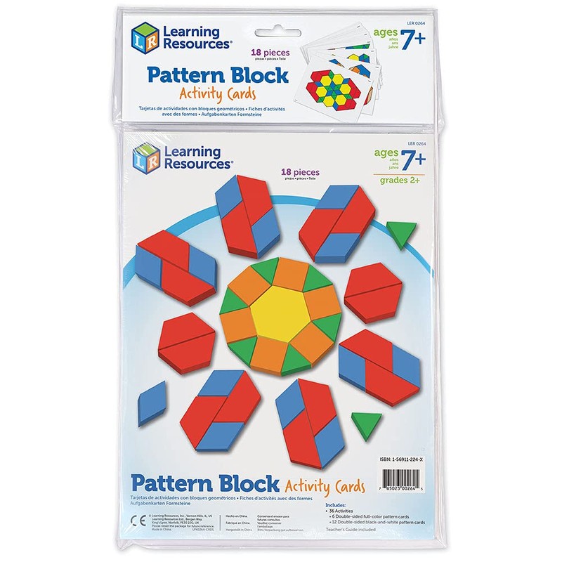 Learning Resources Pattern Block Design Cards