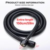 Universal Shower Hose Pipe Head Tap Hoses 1.5m Long Smooth