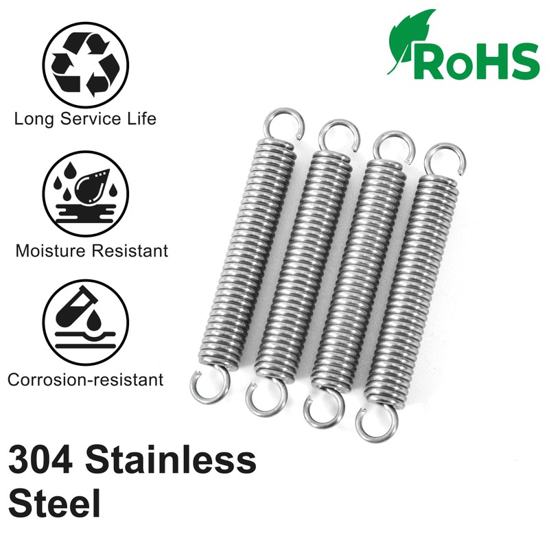 GUNGY Tension Springs with Hooks Stainless Steel Tension Spring 35