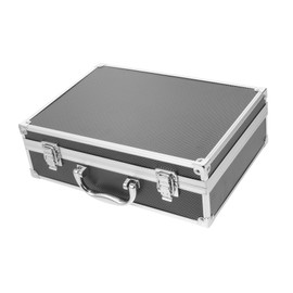 IWOWHERO Handheld Tools Box Small Capacity Tools Case Multi-purpose Craft Storage Box in Aluminum Alloy Design