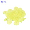 M METERXITY 50 Pack Golf Ball Marker - Plastic Transparent