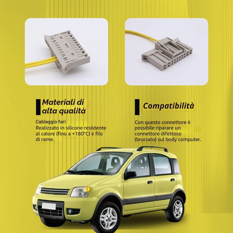 HISports Kit di riparazione connettore 90 025, cablaggio faro Bodycomputer