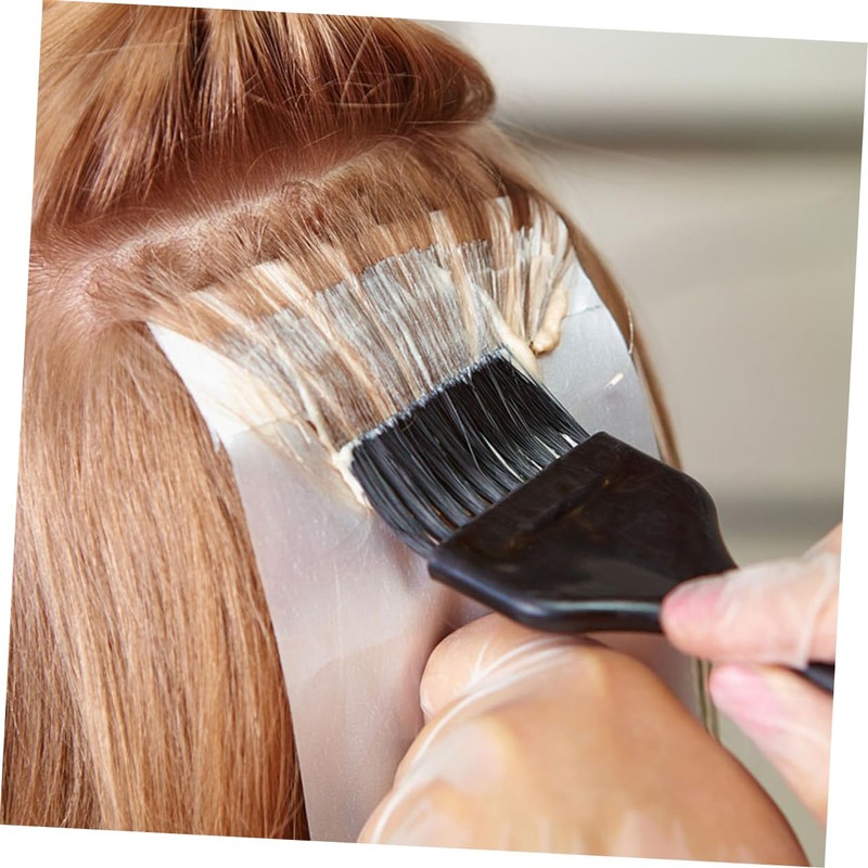 BIUDECO 100pcs Hair Highlighting Paddle Clear Hair Dye Board for