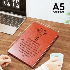 LBWCER Animal Lover Gift Giraffes Lover Gift for Girl Giraffe Gifts for Women Funny Giraffe Notebook Gift for Veterinarian Animal (Giraffe)