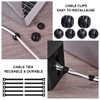 Cable Management Box, 2 Pack Large & Medium Cable Organizer