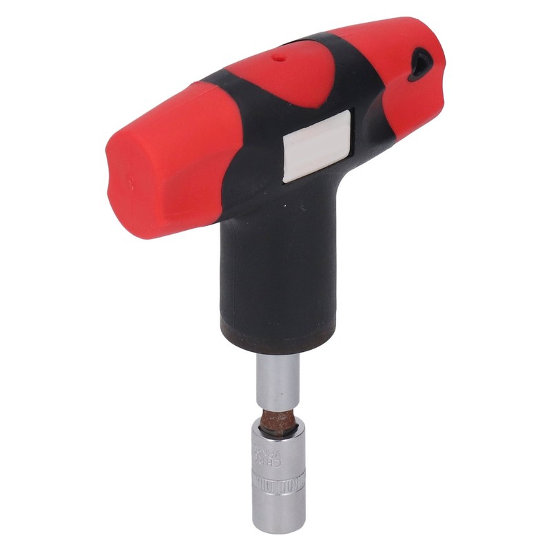 T Handle Wrench Fixed Torsion Chrome Vanadium Steel 1/4in Hex