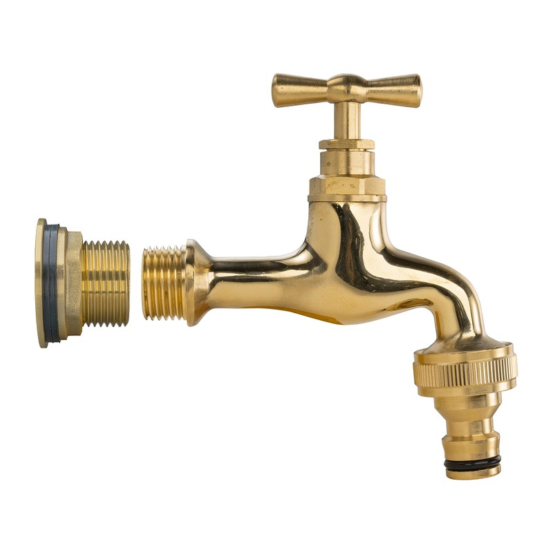 All Brass Solid Metal Water Tank Replacement Outlet & Adapter