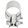 Blueshyhall Exhaust Clamp, Pipe Connector Stainless Steel with M10 Galvanised