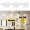 Pack of 100 Hard Wall Picture Hooks, Mini Hooks, Non-Staining