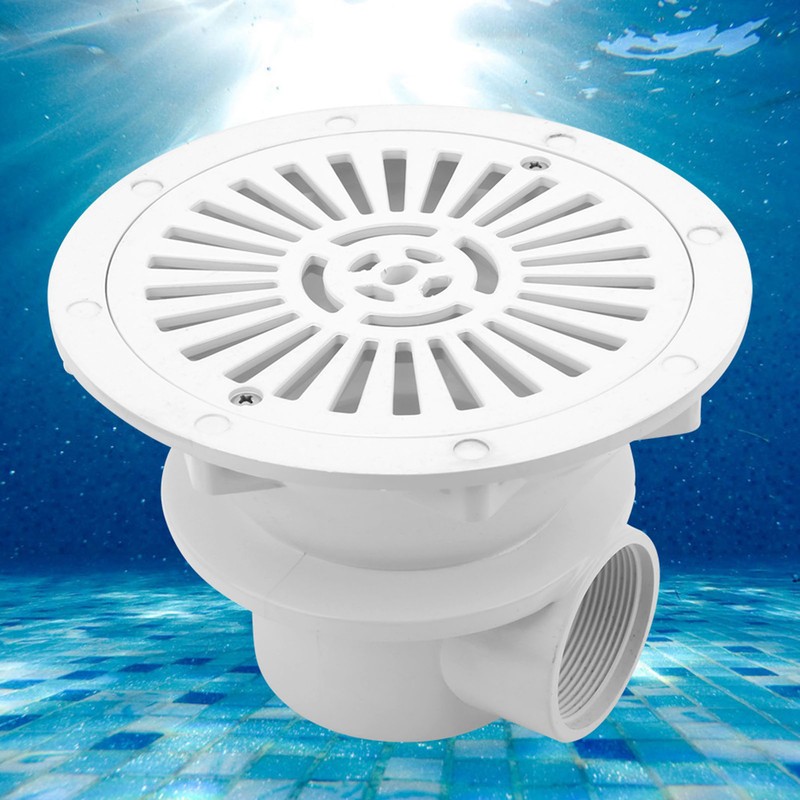 White Swimming Pool Main Drain Floor Drain G2 Water Inlet