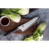 MIYABI Kaizen 7-inch Hollow Edge Rocking Santoku Knife