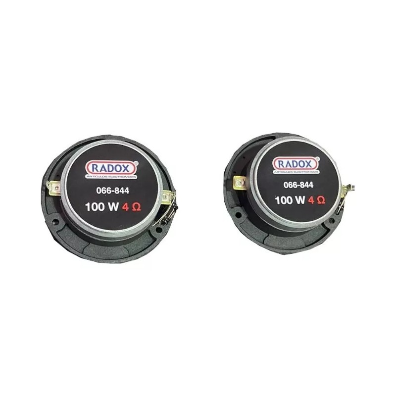 Radox Tweeter Bala De Aluminio Titanio 4 Pulgadas 400w