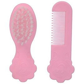Tinny Tots Hair Brush And Comb - Pink