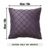 GONOVE Velvet Cushion Covers 45X45cm Soft Decorative Purple Throw Pillow