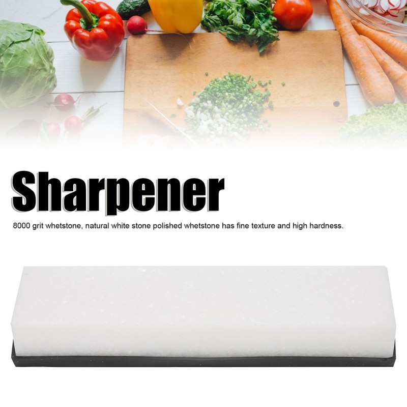8000 Grit Knife Sharpener White Fine Grinding Sharpening Stone with