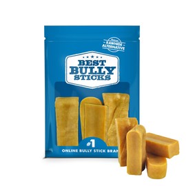 Best Bully Sticks Himalayan Yak Cheese for Dogs, Medium 4 Pack - Natural Yak Chews for Dogs - Lactose Free Odor Free - Long Lasting Dog Chews