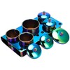 Acrylic Liquid Container 5 PCS Stainless Steel Acrylic Liquid Powder