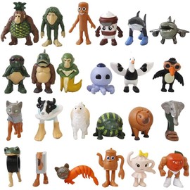 Italian Brain Lots Figure Brain Lot Figure Collection Horror Junl Italian Before- Meme Creatures Advent on Desk 3.5-5.5cm Tall (24 Types/Bag)