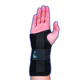 MedSpec ASO Wrist Lacer Splint (10") (Small - Right - Black)