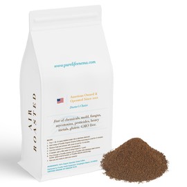 Purelife Enema Coffee - 5 Lbs Organic Air Roast "Light" - Ground - Gerson Specific- Third Party Lab Tested for Purity- No Mycotoxins, Heavy Metals. Buy in Bulk and Save! Ships Fresh and Direct From Purelife- No