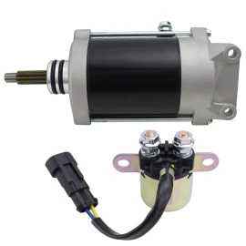 superstarterstore RZR XP 900 Starter Motor for Polaris 900 2011 2012 with Relay